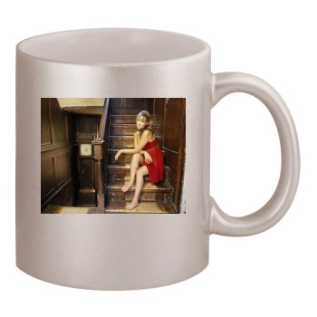 Rachel Stevens 11oz Metallic Silver Mug