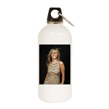 Rachel Stevens White Water Bottle With Carabiner