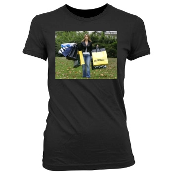 Rachel Stevens Women's Junior Cut Crewneck T-Shirt