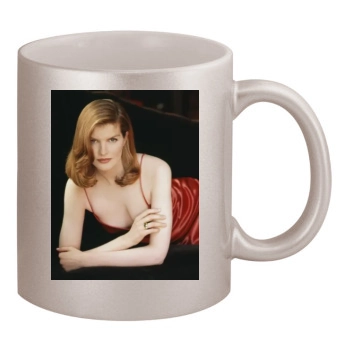 Rene Russo 11oz Metallic Silver Mug