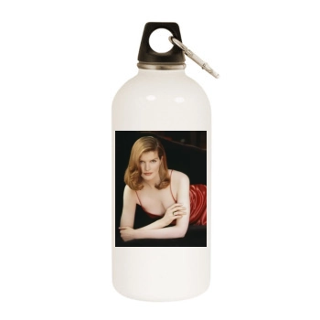 Rene Russo White Water Bottle With Carabiner