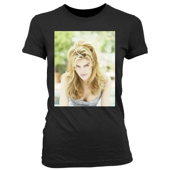 Rene Russo Women's Junior Cut Crewneck T-Shirt