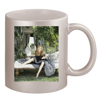 Rene Russo 11oz Metallic Silver Mug