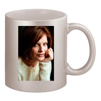 Rene Russo 11oz Metallic Silver Mug