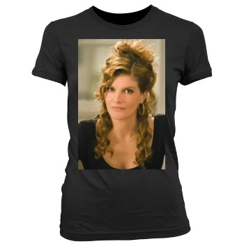 Rene Russo Women's Junior Cut Crewneck T-Shirt