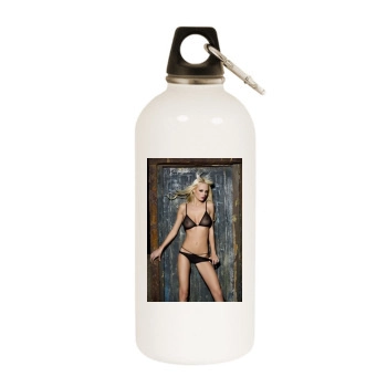 Rhian Sugden White Water Bottle With Carabiner