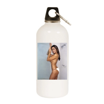 Rosa Blasi White Water Bottle With Carabiner