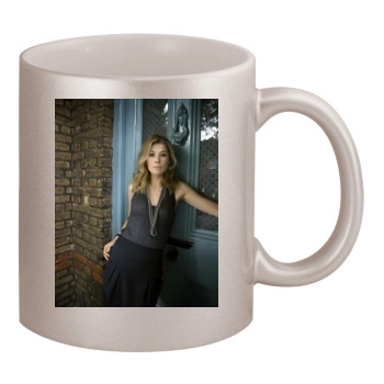 Rosamund Pike 11oz Metallic Silver Mug