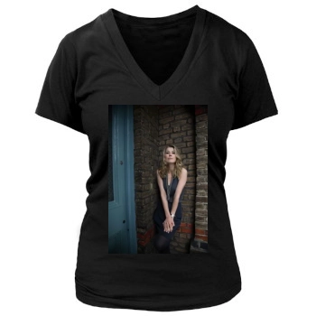 Rosamund Pike Women's Deep V-Neck TShirt