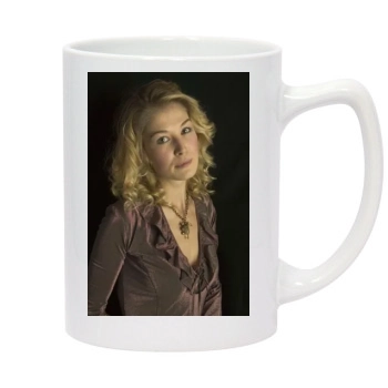 Rosamund Pike 14oz White Statesman Mug