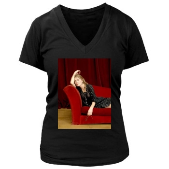 Rosamund Pike Women's Deep V-Neck TShirt