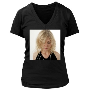 Rosamund Pike Women's Deep V-Neck TShirt