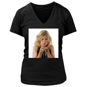 Rosamund Pike Women's Deep V-Neck TShirt