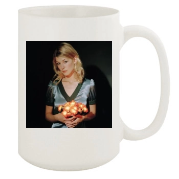 Rosamund Pike 15oz White Mug