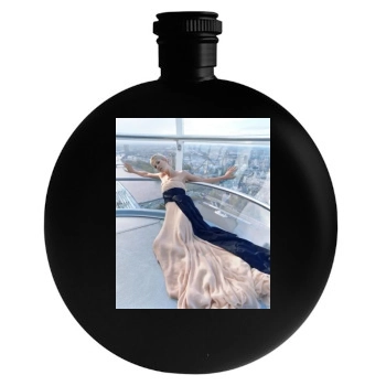 Rosamund Pike Round Flask