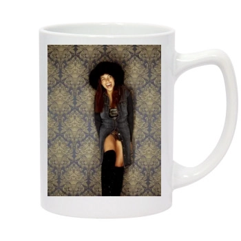 Rosario Dawson 14oz White Statesman Mug