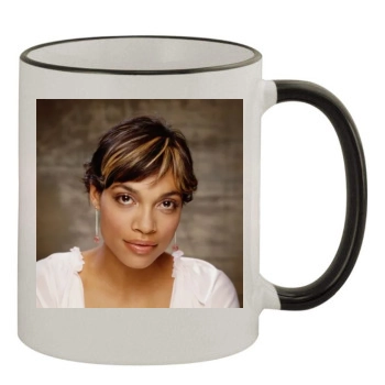 Rosario Dawson 11oz Colored Rim & Handle Mug