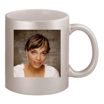 Rosario Dawson 11oz Metallic Silver Mug