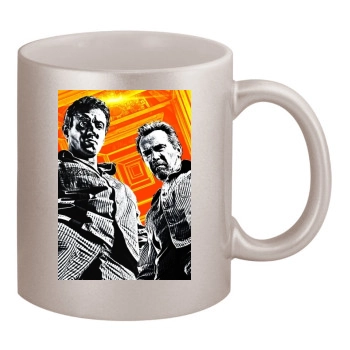 Escape Plan (2013) 11oz Metallic Silver Mug