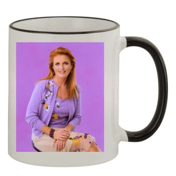 Sarah Ferguson 11oz Colored Rim & Handle Mug