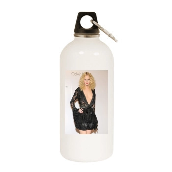 Lydia Hearst White Water Bottle With Carabiner