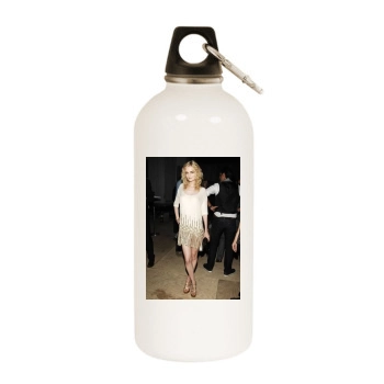 Lydia Hearst White Water Bottle With Carabiner