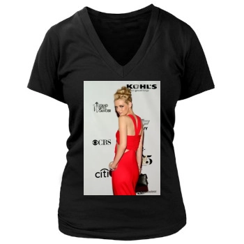 Lydia Hearst Women's Deep V-Neck TShirt