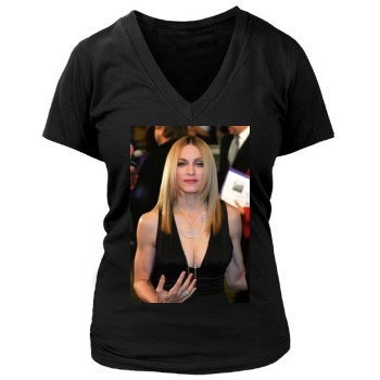 Madonna Women's Deep V-Neck TShirt