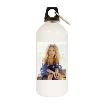 Shakira White Water Bottle With Carabiner