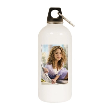 Shakira White Water Bottle With Carabiner