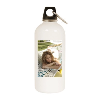 Shakira White Water Bottle With Carabiner