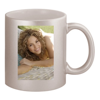 Shakira 11oz Metallic Silver Mug