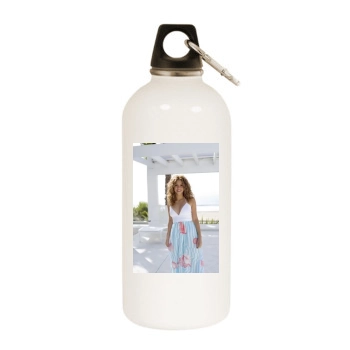 Shakira White Water Bottle With Carabiner