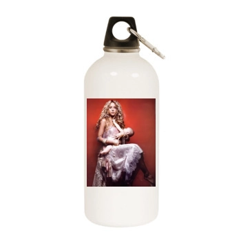 Shakira White Water Bottle With Carabiner