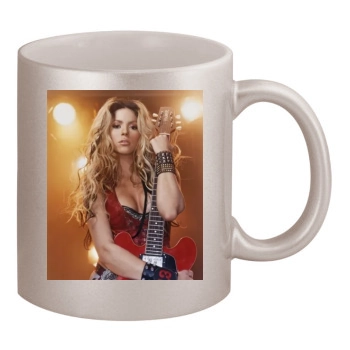 Shakira 11oz Metallic Silver Mug