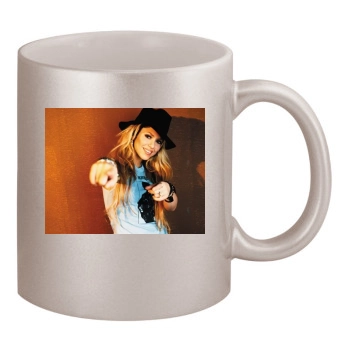 Shakira 11oz Metallic Silver Mug