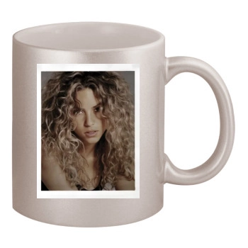 Shakira 11oz Metallic Silver Mug