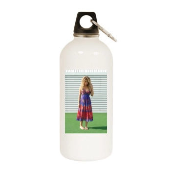 Shakira White Water Bottle With Carabiner