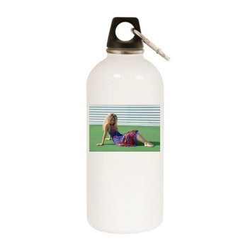 Shakira White Water Bottle With Carabiner