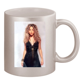 Shakira 11oz Metallic Silver Mug