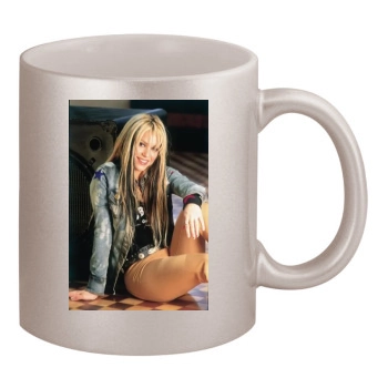 Shakira 11oz Metallic Silver Mug