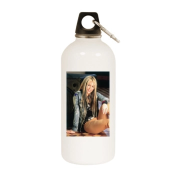 Shakira White Water Bottle With Carabiner