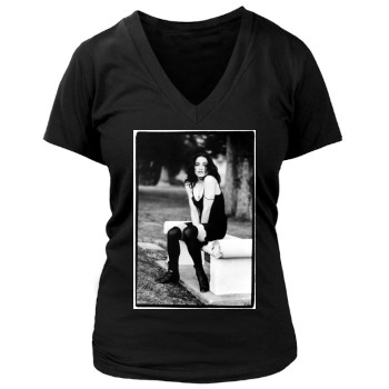 Madonna Women's Deep V-Neck TShirt