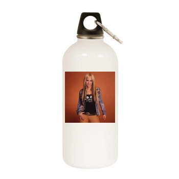 Shakira White Water Bottle With Carabiner