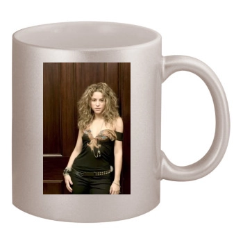 Shakira 11oz Metallic Silver Mug