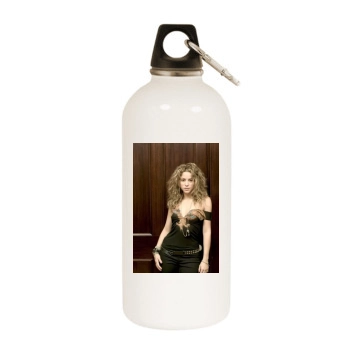 Shakira White Water Bottle With Carabiner