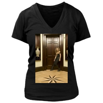 Shakira Women's Deep V-Neck TShirt