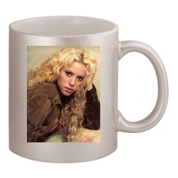 Shakira 11oz Metallic Silver Mug