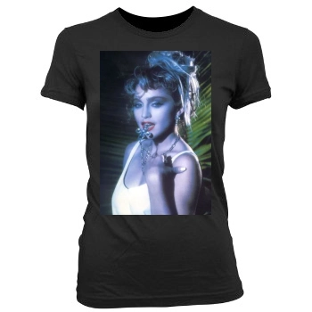 Madonna Women's Junior Cut Crewneck T-Shirt