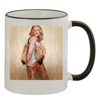 Madonna 11oz Colored Rim & Handle Mug